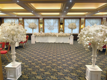Décoration de table raffinée pour un mariage à l’Hôtel du Parc à Mulhouse