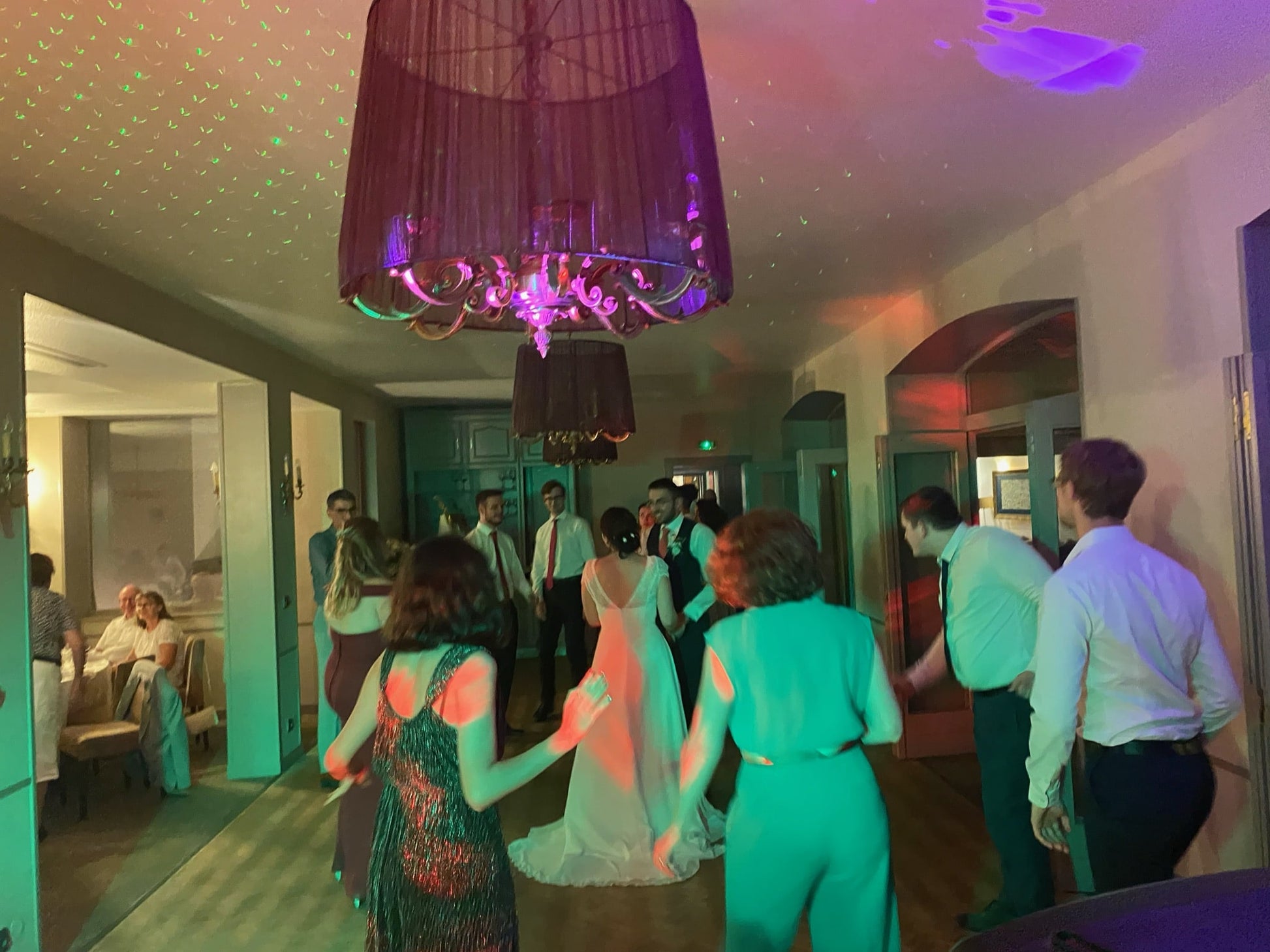 Photo de fête de mariage à l'Hôtel des Vosges, 