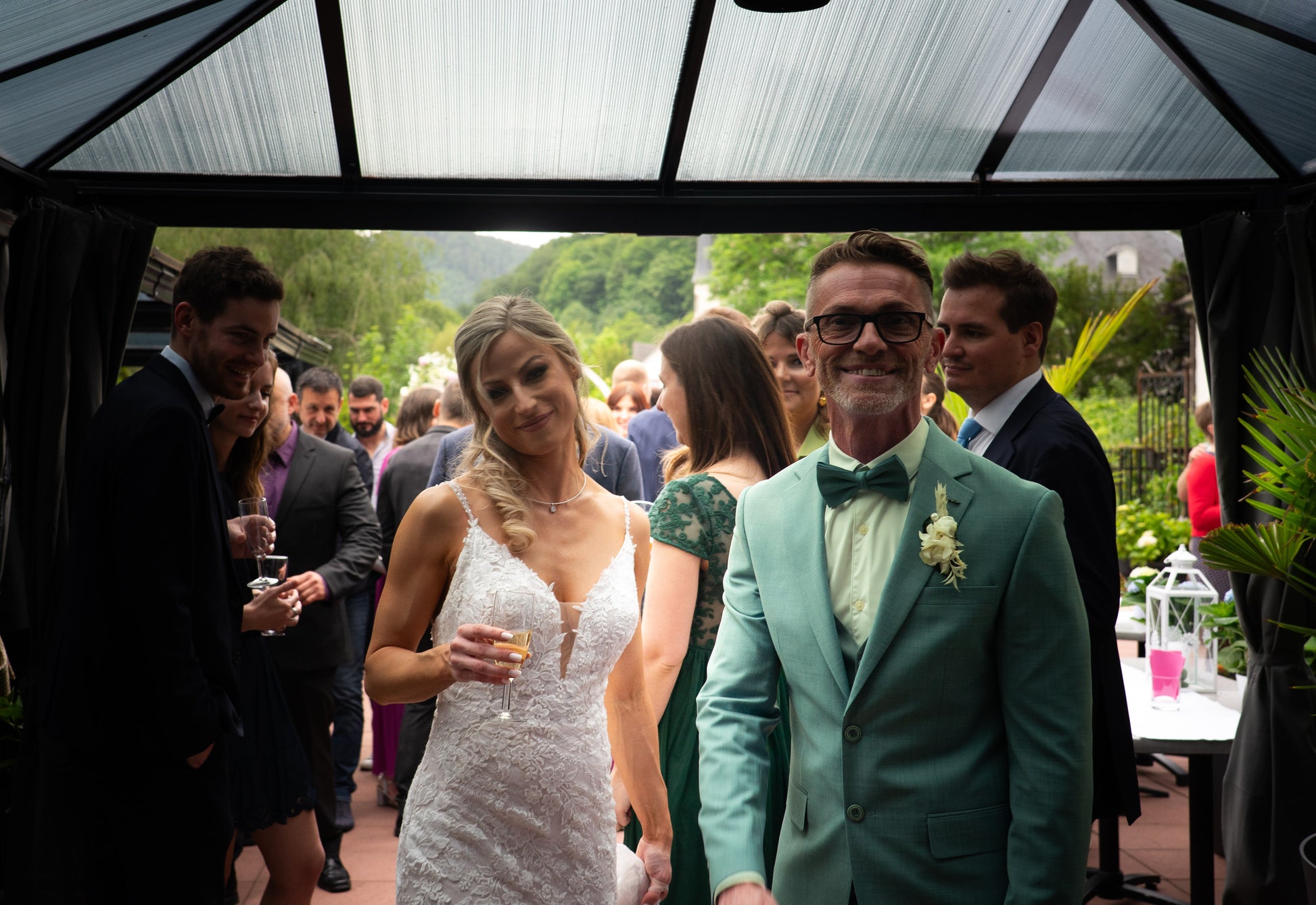 Photo de mariés de mariage à l'Hôtel des Vosges, image 1