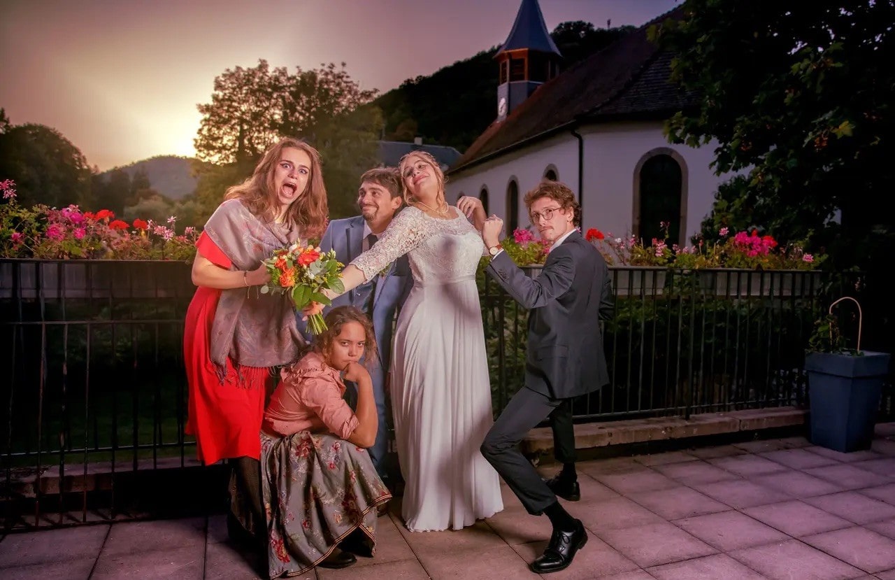 Photo de mariés de mariage à l'Hôtel des Vosges, image 5