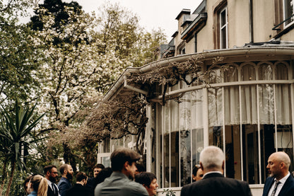 Vue extérieure de la Villa du Parc, lieu de mariage élégant en Alsace
